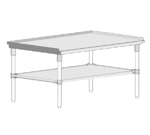 John Boos GS6-3024GSK 24" x 30" Stationary Equipment Stand for General Use, Undershelf-cityfoodequipment.com