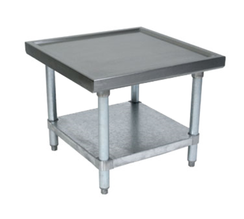John Boos MS4-2430SSK 30" Mixer Table w/ All Stainless Undershelf Base, 24"D-cityfoodequipment.com