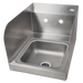 John Boos PBHS-W-0909-SSLR Splash Mount Hand Sink w/ 2 Side Splash, 4" On-Center, 9 x 9 x 5" Bowl-cityfoodequipment.com