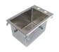 John Boos PB-DISINK101410 (1) Compartment Drop-in Sink - 10" x 14", Drain Included-cityfoodequipment.com