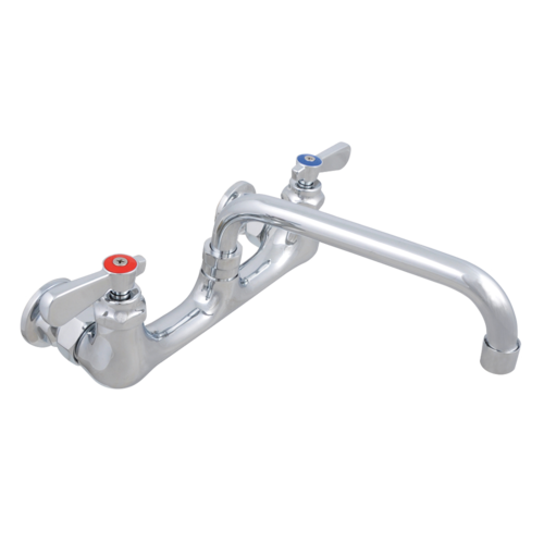 John Boos PBF-16-SLF Splash Mount Faucet w/ 16" Swing Nozzle-cityfoodequipment.com