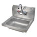 John Boos PBHS-W-1410-P Wall Mount Commercial Hand Sink w/ 14"L x 10"W x 5"D Bowl, Basket Drain-cityfoodequipment.com