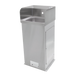 John Boos PBHS-F-1410-SSLR Pedestal Commercial Hand Sink w/ 13 1/2"L x 9 1/2"W x 5"D Bowl, Side Splashes-cityfoodequipment.com