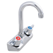 John Boos PBF-4-S-LF Splash Mount Economy Faucet w/ 3 1/2" Gooseneck Spout-cityfoodequipment.com