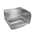 John Boos PBHS-W-1410-SSR Splash Mount Hand Sink w/ Right-Side Splash, 4" On-Center, 14x10x5" Bowl-cityfoodequipment.com