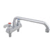 John Boos PBF-4DM-10LF Deck Mount Faucet - 10" Swing Spout, 4" Centers-cityfoodequipment.com