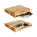John Boos PM18180225-P Cutting Board Gift Collection w/ Pan & Maple Edge Grain, 18x18x2 1/4"-cityfoodequipment.com