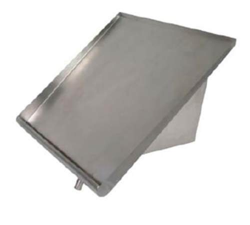 John Boos PB-SRW-21 Solid Wall Mounted Sorting Shelf, 21"W x 18"D, Stainless-cityfoodequipment.com