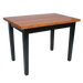 John Boos RN-C4830 Le Classique Table, 1 1/2" Edge Grain American Cherry, Black Base, 48 x 30"-cityfoodequipment.com