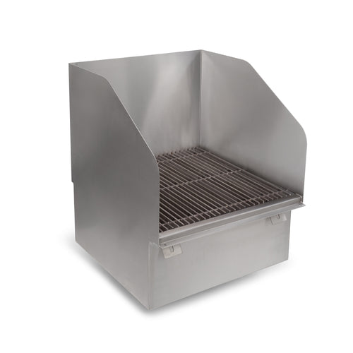 John Boos PBMS-FMSG-SSLR-X Floor Mount Mop Sink w/ 10"D Bowl, Side Splashes-cityfoodequipment.com