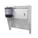 John Boos PB-STD-1410-X Wall Mount Paper Towel & Soap Dispenser for 17"W Hand Sinks, Stainless Steel-cityfoodequipment.com