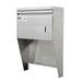 John Boos PB-TD-0909-X Wall Mount Paper Towel Dispenser for 17"W Hand Sinks, Stainless Steel-cityfoodequipment.com