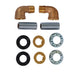 John Boos PB-SMMK-90 Splash-Mount Faucet Mounting Kit-cityfoodequipment.com