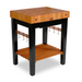 John Boos RN-PPB3030 4" Cherry Top Butcher Block Work Table w/ Undershelf - 30"L x 30"D-cityfoodequipment.com