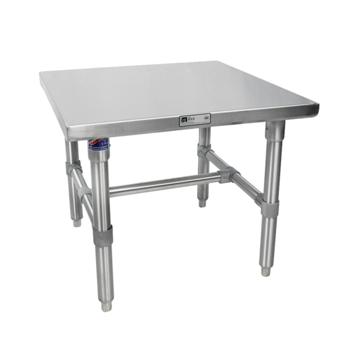 John Boos S16MS01 Machine Stand w/ Galvanized Legs & Bracing, 24 x 20"-cityfoodequipment.com