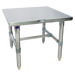John Boos S16MS06 Machine Stand w/ Stainless Legs & Bracing, 24 x 20"-cityfoodequipment.com