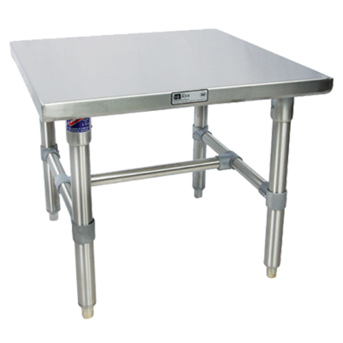 John Boos S16MS07 Machine Stand w/ Stainless Legs & Bracing, 24 x 24"-cityfoodequipment.com