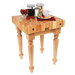 John Boos SARB2-M 4" Maple Top Butcher Block Work Table - 30"L x 24"W-cityfoodequipment.com
