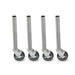 John Boos SLEG-34.75C-4 34 3/4" Legs w/ Locking Casters, Stainless Steel-cityfoodequipment.com