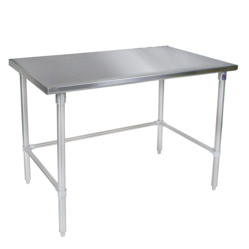 John Boos ST6-3660SBK-X 60" 16 ga Work Table w/ 300 Series Stainless Flat Top-cityfoodequipment.com