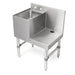 John Boos UBBS-1824-X 24" Underbar Station w/ Dump Sink - 18"D x 32 1/2"H-cityfoodequipment.com