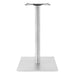 John Boos STB-2242-X Bar Height Table Base w/ 21 1/4" Square Base, Brushed Stainless Steel-cityfoodequipment.com