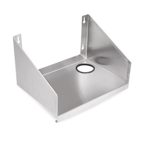 John Boos UBBSS-12-X Bolt On Blender Station Shelf - 12"W x 8 1/2"D x 7"H-cityfoodequipment.com