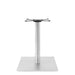 John Boos STB-2230-X Dining Height Table Base w/ 21 1/4" Square Base, Brushed Stainless Steel-cityfoodequipment.com