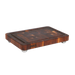 John Boos WAL-1812175-SSF Cutting Board, Walnut, Juice Groove, Stainless Bun Feet, 18 x 12 x 1 3/4" Thick-cityfoodequipment.com