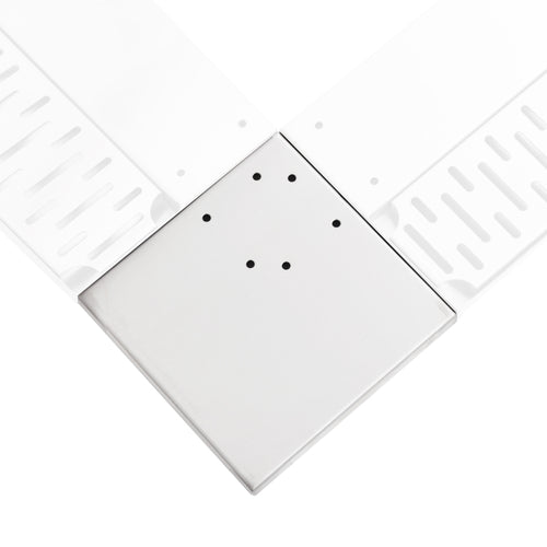 John Boos UBDR-90-OC-X 90° Outside Corner Filler for Bar Drink Rail-cityfoodequipment.com