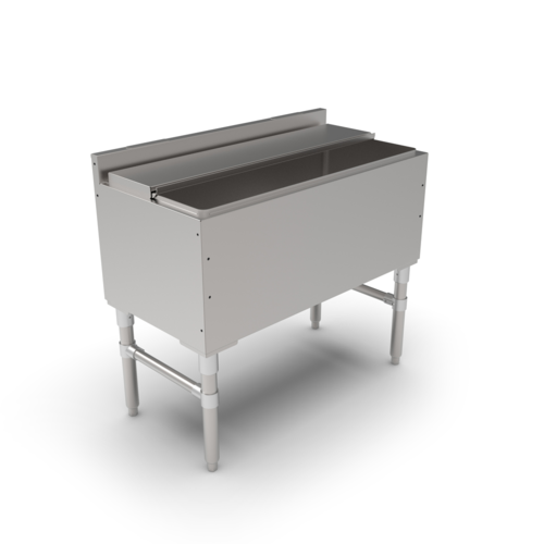 John Boos UBIB-1836-X 36" Underbar Ice Bin/Cocktail Unit - 18"D x 32 1/2"H, Stainless Steel-cityfoodequipment.com