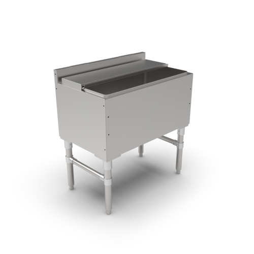 John Boos UBIB-1830-X 30" Underbar Ice Bin/Cocktail Unit - 18"D x 32 1/2"H, Stainless Steel-cityfoodequipment.com