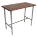 John Boos WAL-CUCKNB430 Cucina Americana Classico Table, Walnut, 48 x 30 x 36" H-cityfoodequipment.com