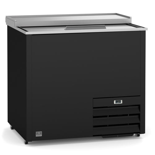 Kelvinator Commercial KCHBC36 36 13/16" Forced Air Bottle Cooler - Holds (348) 12 oz Bottles, Lid Locks, 115v-cityfoodequipment.com