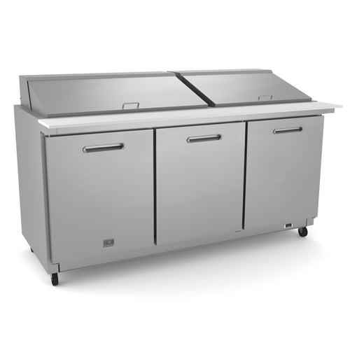 Kelvinator Commercial KCHMT70.30 72" Mega Top Sandwich/Salad Prep Table w/ Refrigerated Base, 115v-cityfoodequipment.com