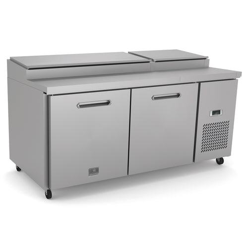 Kelvinator Commercial KCHPT72.9 70 13/16" Pizza Prep Table w/ Refrigerated Base, 115v-cityfoodequipment.com