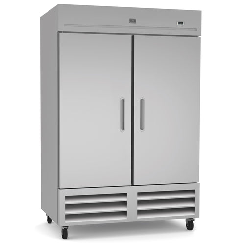 Kelvinator Commercial KCHRI54R2DFE 53 15/16" Two Section Reach In Freezer, (2) Left/Right Hinge Solid Doors, 115v-cityfoodequipment.com