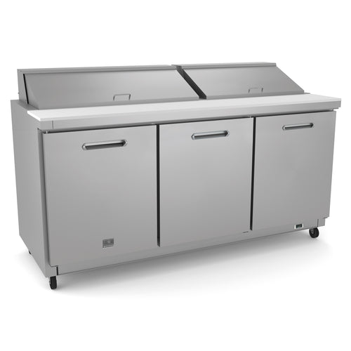 Kelvinator Commercial KCHST70.18 71 11/16" Sandwich/Salad Prep Table w/ Refrigerated Base, 115v-cityfoodequipment.com
