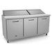 Kelvinator Commercial KCHST70.18 71 11/16" Sandwich/Salad Prep Table w/ Refrigerated Base, 115v-cityfoodequipment.com