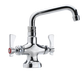 Krowne 16-306L Deck Mount Double Pantry Faucet - 6" Spout, Single Hole-cityfoodequipment.com