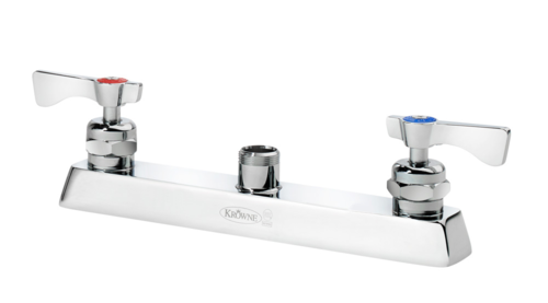 Krowne 15-5XXL Low Lead Deck Mounted Faucet w/ 8" Center-cityfoodequipment.com