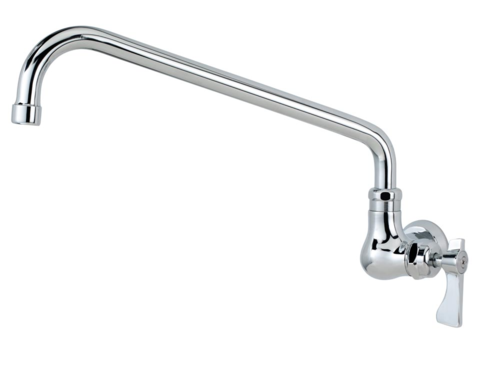 Krowne 16-171L Splash Mount Faucet w/ 12" Swing Nozzle-cityfoodequipment.com