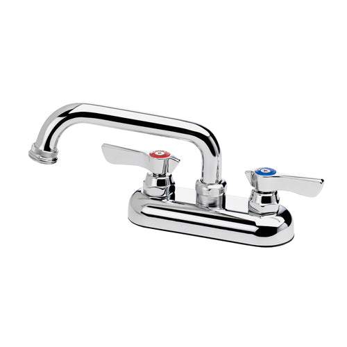 Krowne 11-450L Deck Mount Laundry Faucet - 6" Swing Spout, 4" Centers-cityfoodequipment.com