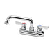 Krowne 11-450L Deck Mount Laundry Faucet - 6" Swing Spout, 4" Centers-cityfoodequipment.com