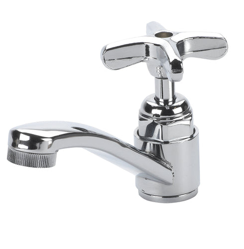 Krowne 16-152L Deck Mount Steam Table Faucet - 4 1/4" Swing Spout, Single Hole-cityfoodequipment.com