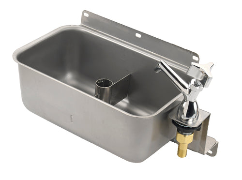 Krowne 16-153L Low Lead Front Mount Dipperwell, Includes Faucet With Shutoff-cityfoodequipment.com