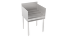 Krowne 18-24RD Silver Series Raised Liquor Display - Holds 28 Bottles, 3" Back Splash, 24" x 22 1/2"-cityfoodequipment.com