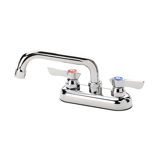 Krowne 11-406L Deck Mount Faucet - 6" Swing Spout, 4" Centers-cityfoodequipment.com