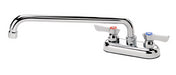 Krowne 11-412L Deck Mount Faucet w/ 12" Swing Nozzle-cityfoodequipment.com