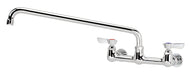 Krowne 12-816L Splash Mount Faucet w/ 16" Swing Nozzle-cityfoodequipment.com